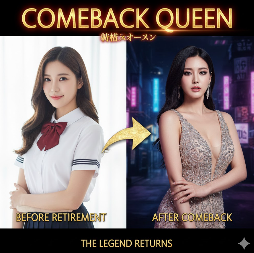 일본AV배우 복귀 포스터 비교 이미지 일본AV배우 복귀 포스터 비교 이미지