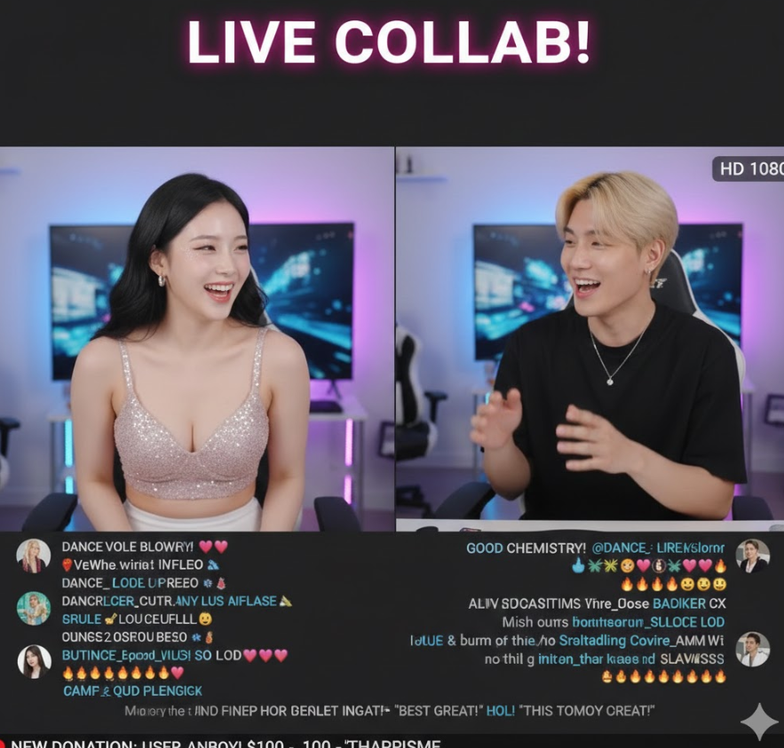 비제이들 합방모습 비제이들 합방모습