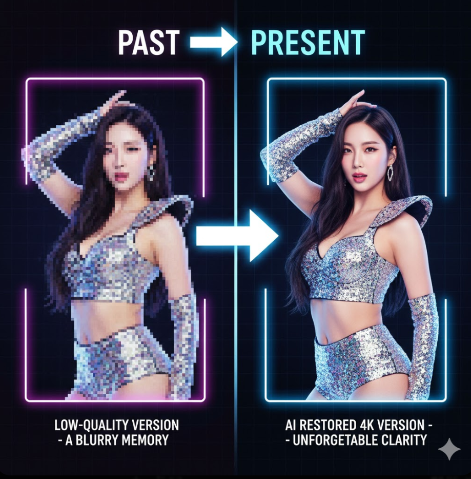 추억의 레전드 야동 저화질 영상과 AI 화질 복원 후 4K 버전을 좌우 비교한 이미지로 추억의 레전드 야동 저화질 영상과 AI 화질 복원 후 4K 버전을 좌우 비교한 이미지로